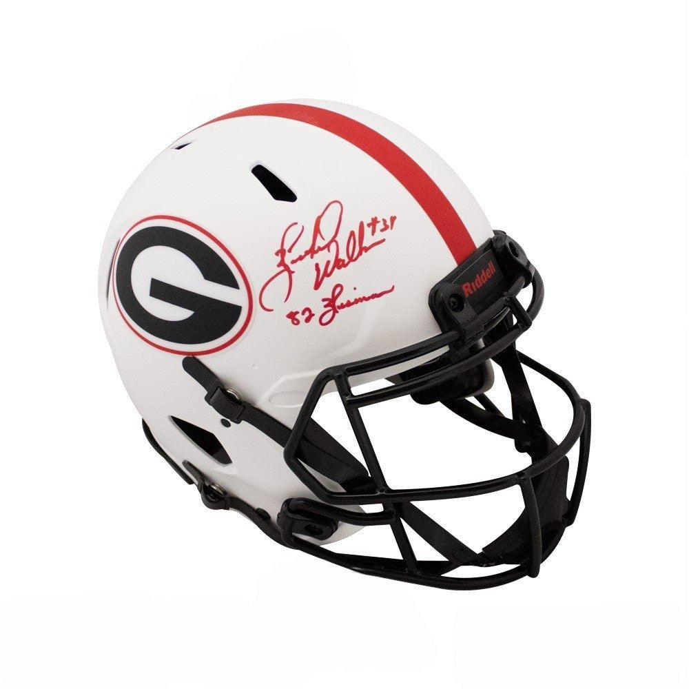 Herschel Walker 82 Heisman Autographed Georgia Lunar Eclipse Authentic Full-Size Football Helmet - BAS COA
