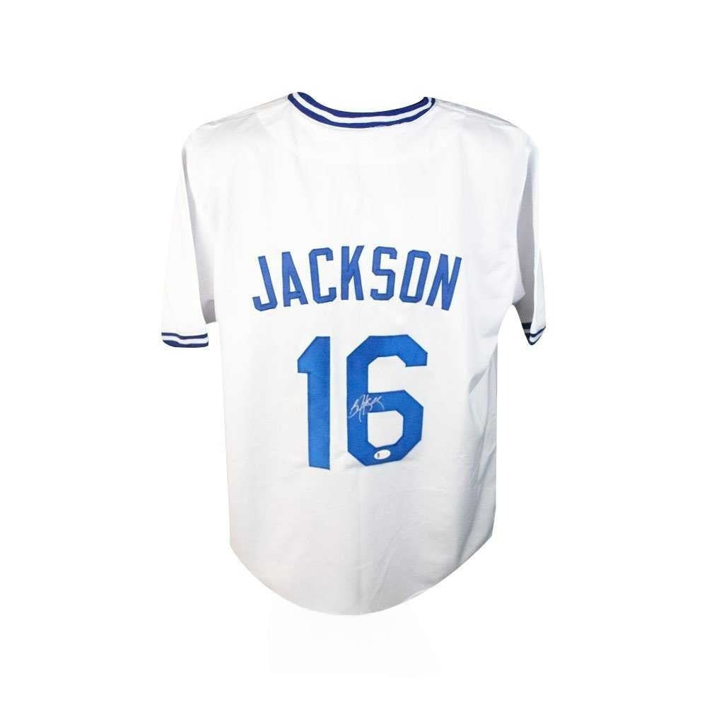 Bo Jackson Autographed Kansas City Royals White Baseball Jersey - BAS COA