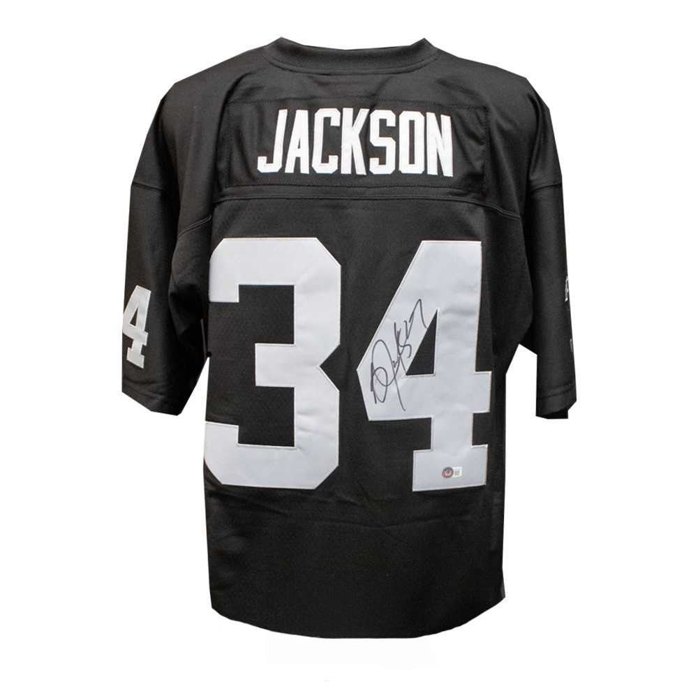 Bo Jackson Signed Oakland Raiders Mitchell & Ness Football Jersey – BAS COA