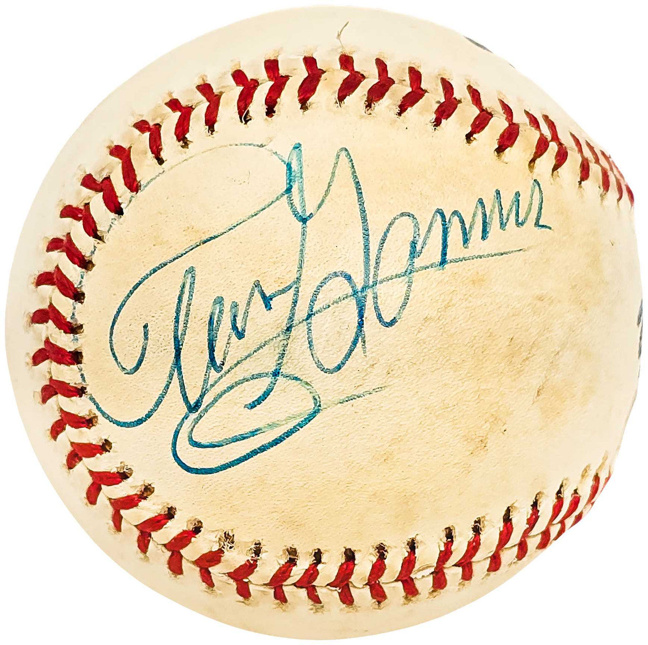 Debs Garms Autographed Official Spalding Baseball Pittsburgh Pirates, St. Louis Cardinals Beckett BAS #BH038053