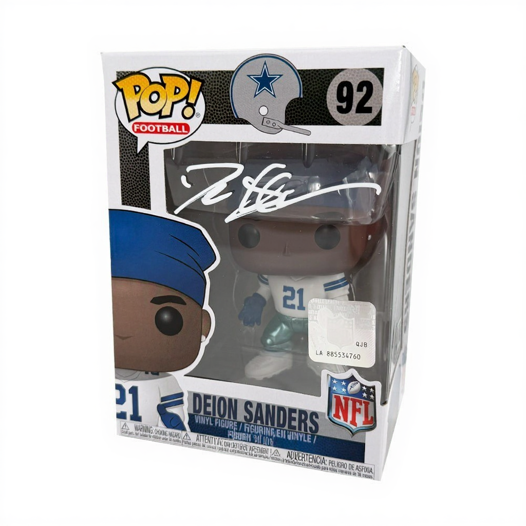 Deion Sanders Signed Dallas Cowboys Funko Pop – Beckett BAS