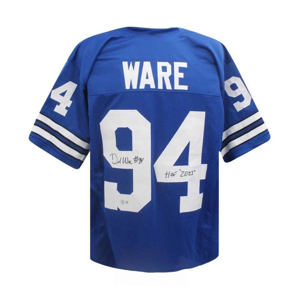DeMarcus Ware HOF 2023 Signed Dallas Cowboys Blue Jersey – BAS COA
