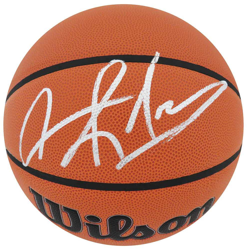 Dennis Rodman Signed Wilson I/O NBA Basketball - Schwartz Authenticated