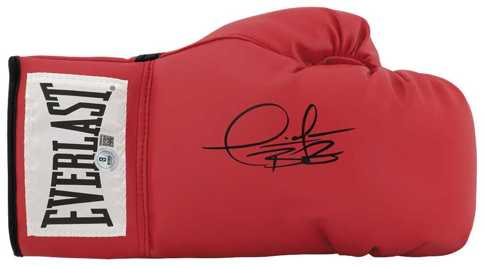 Deontay Wilder Signed Everlast Red Boxing Glove - Beckett