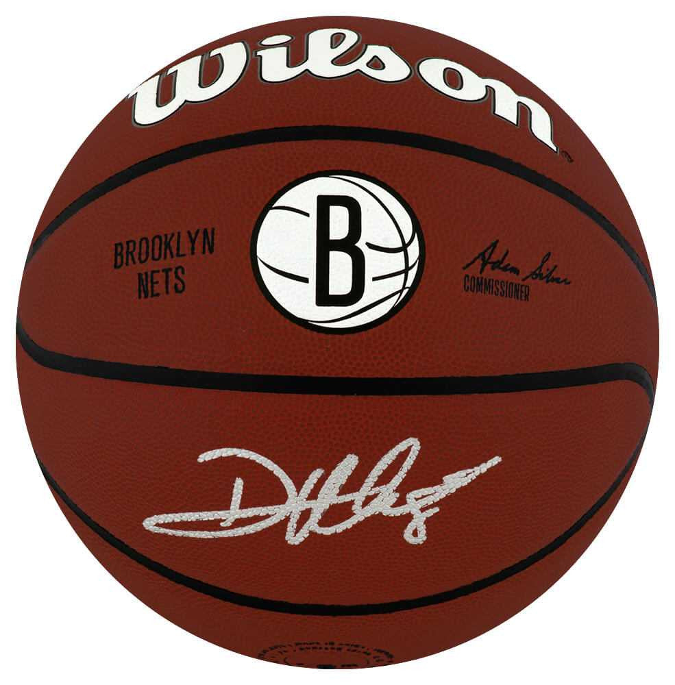 Deron Williams Signed Brooklyn Nets Logo Wilson Alliance NBA Basketball
