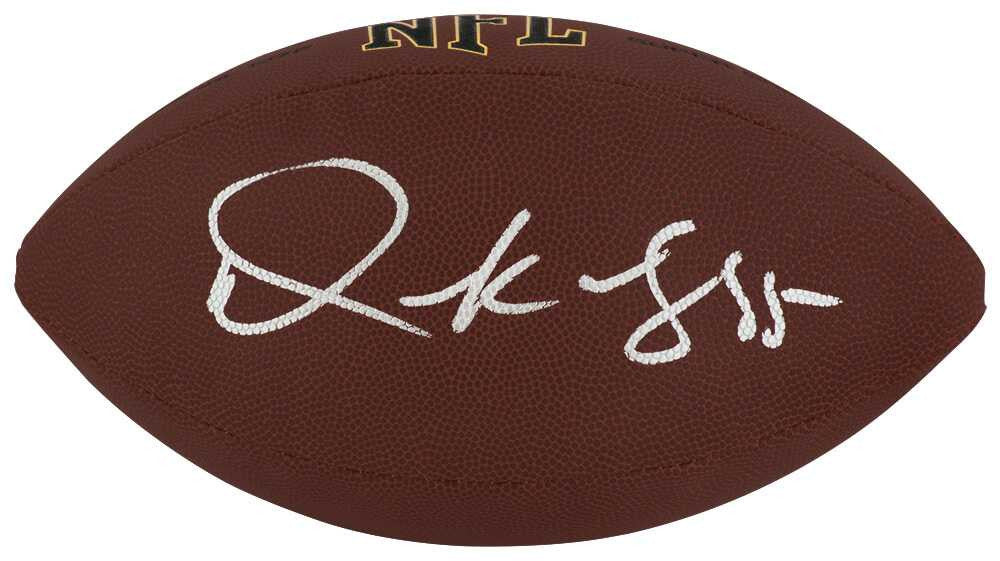 Derrick Mason Signed Wilson Super Grip Full Size NFL Football - Schwartz Authenticated
