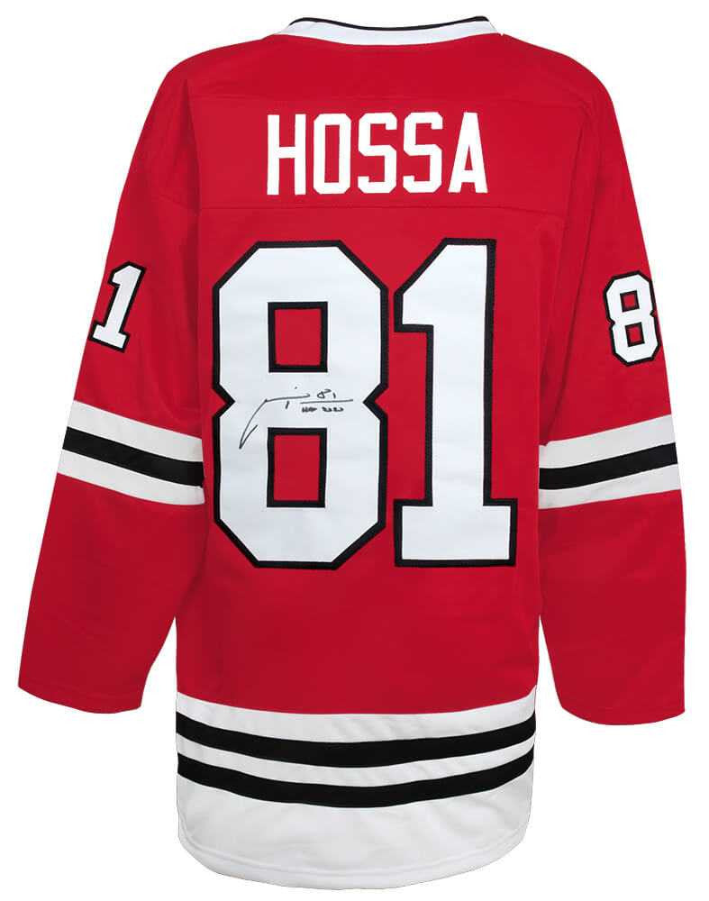 Marian Hossa Signed Detroit Red Wings Jersey  Schwartz Sports Memorabilia