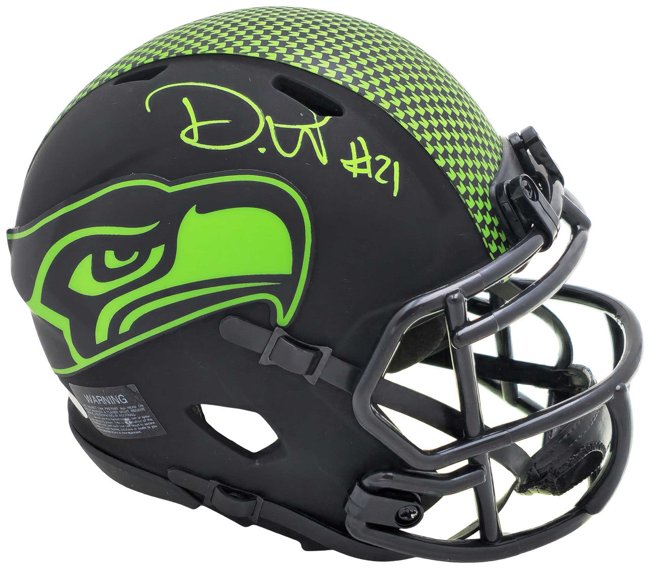 Devon Witherspoon Autographed Seattle Seahawks Eclipse Black Speed Mini Helmet – MCS Hologram