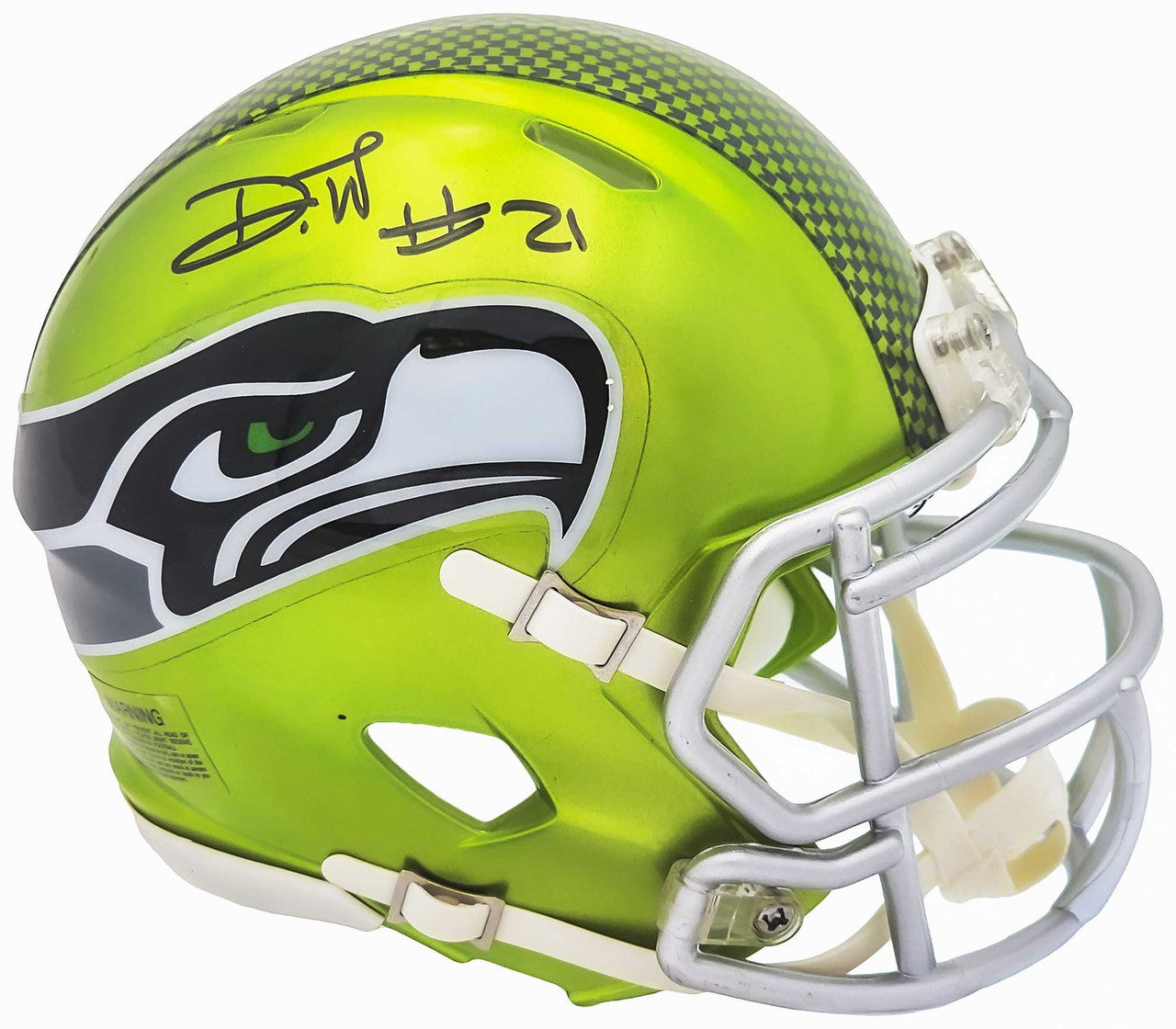 Devon Witherspoon Autographed Seattle Seahawks Flash Green Speed Mini Helmet MCS Holo