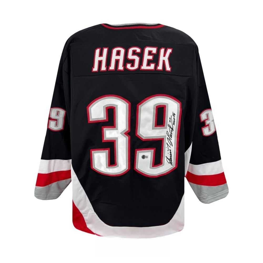 Dominik Hasek Signed Buffalo Sabres Jersey  Beckett Authentication Services