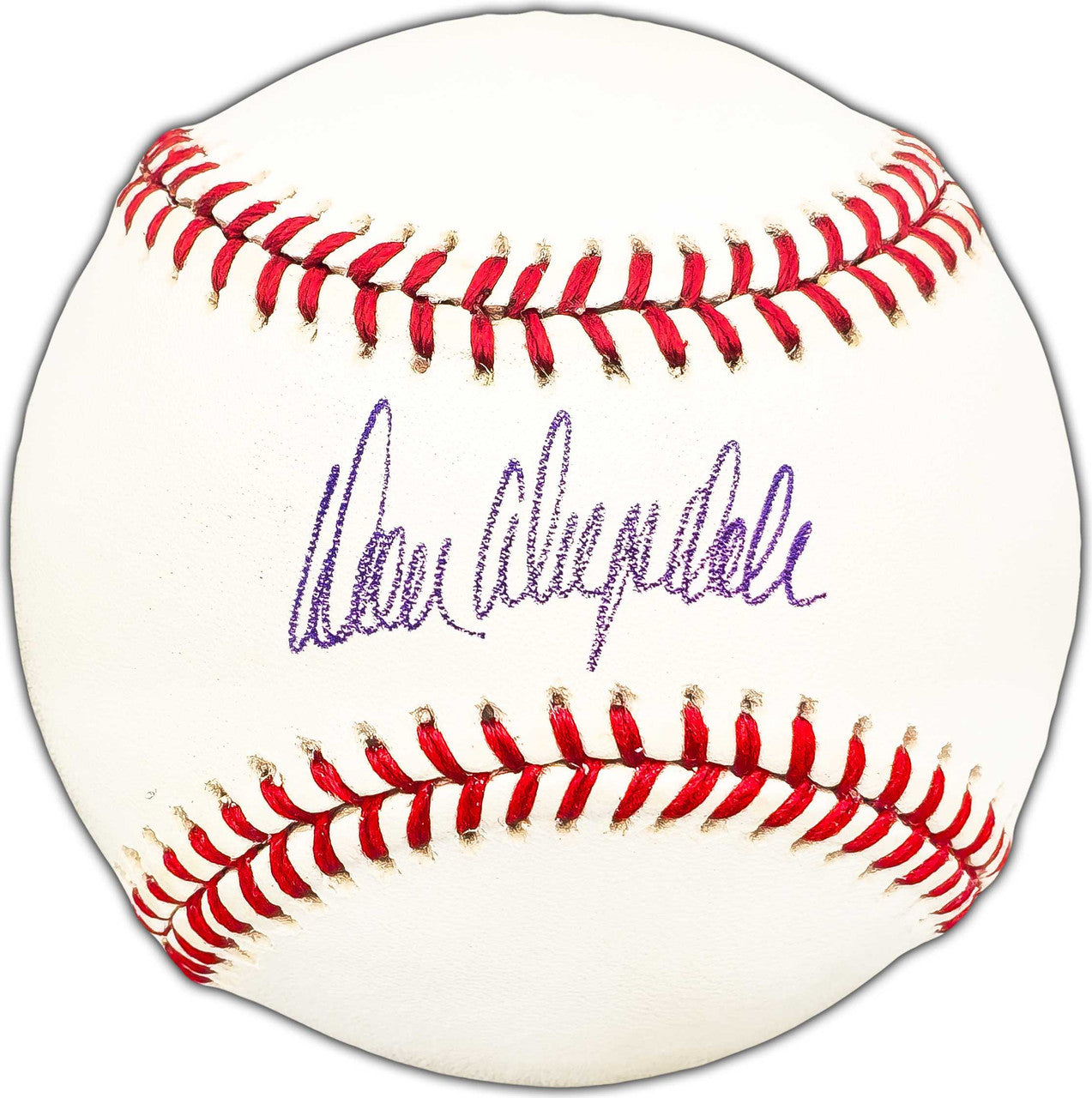 Don Drysdale Autographed Official NL Baseball Los Angeles Dodgers Beckett BAS #BK44401