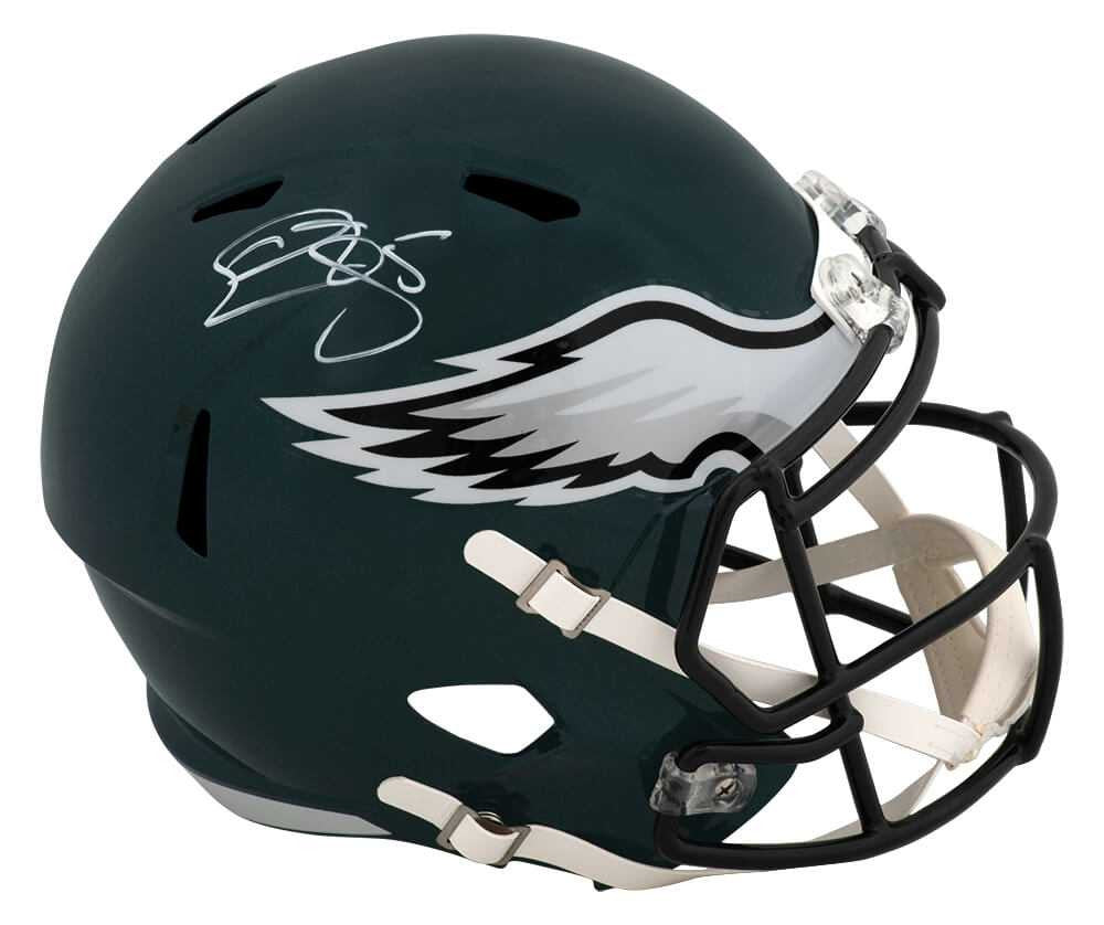 Donovan McNabb Signed Philadelphia Eagles Riddel Full Size Speed Replica Helmet - Schwartz Authenticated