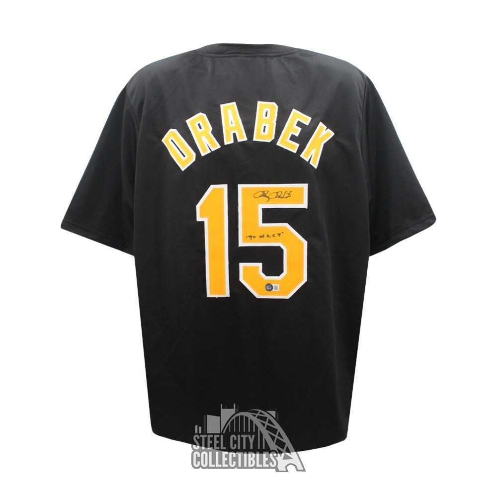 Doug Drabek 90 NL CY Autographed Pittsburgh Custom Black Baseball Jersey - BAS
