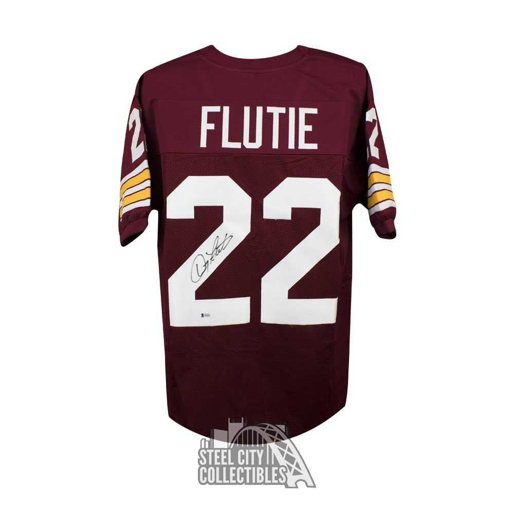Doug Flutie Autographed Boston College Custom Maroon Football Jersey BAS