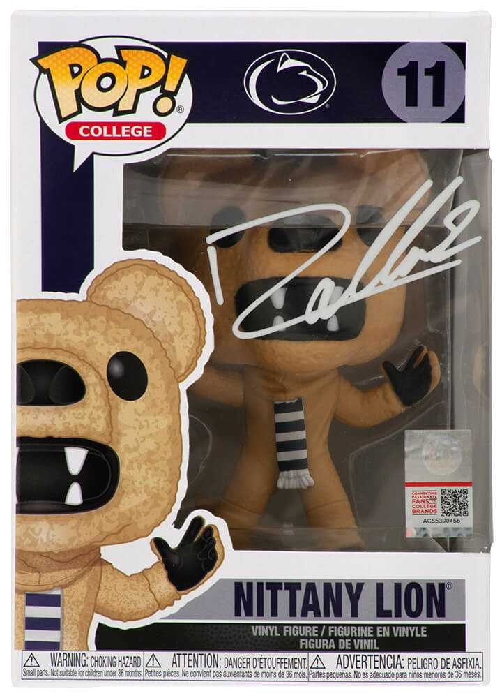 Drew Allar Signed Penn State Nittany Lions Mascot Funko Pop Doll #11 - Schwartz Authenticated