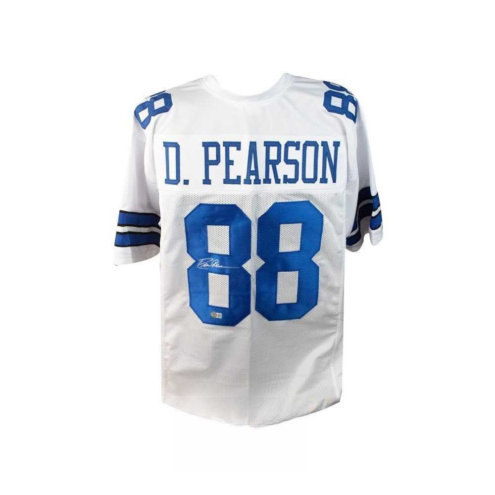 Drew Pearson Autographed Dallas Cowboys White Jersey - BAS