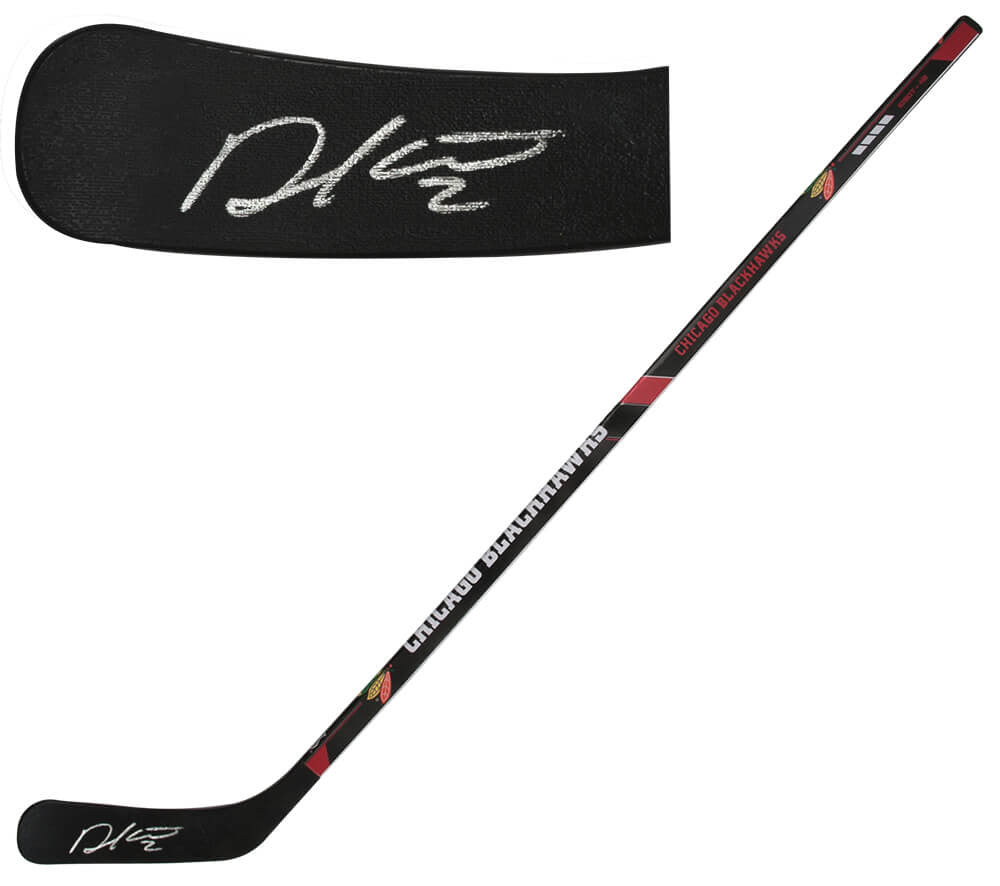 Duncan Keith Signed Chicago Blackhawks Franklin 48-Inch Full Size Hockey Stick - Schwartz Authenticated