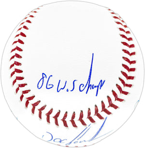 New York Mets Dwight Gooden Autographed Official Rawlings MLB Baseball - 4 Inscriptions - BAS Certified