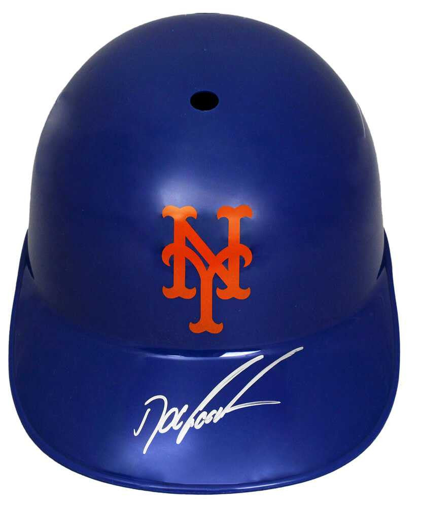 Dwight 'Doc' Gooden Signed New York Mets Replica Batting Helmet - Schwartz Authenticated