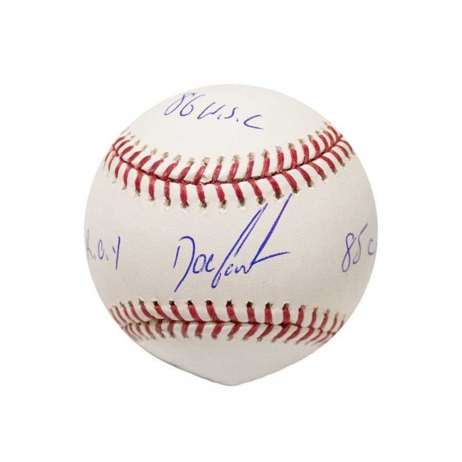 Dwight Gooden 4 Inscriptions Autographed Official MLB Baseball - BAS COA
