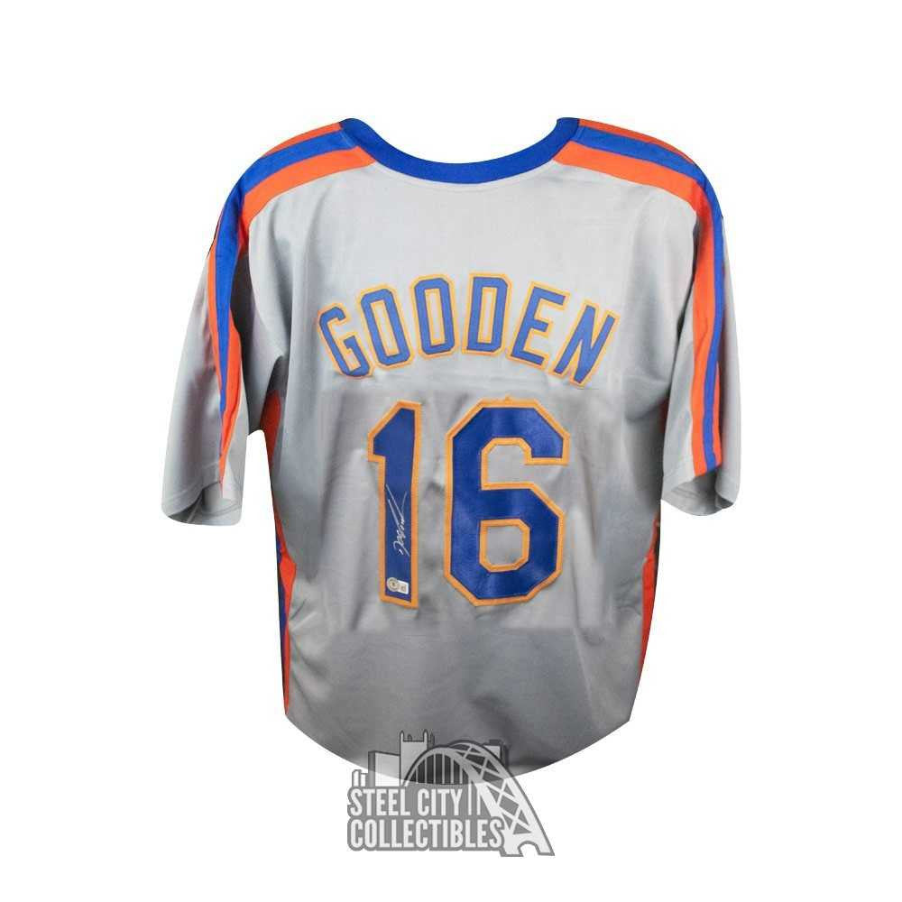 Dwight Gooden Autographed New York Custom Baseball Jersey - BAS (1 Signed)