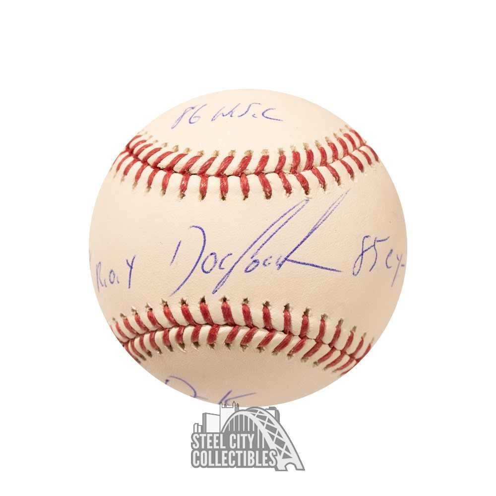Dwight Gooden Stats Autographed Official MLB Baseball - BAS