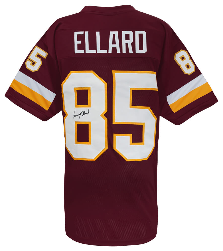 Washington Commanders  Henry Ellard Signed Maroon Custom Football Jersey