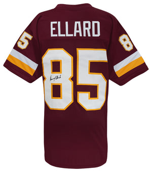 Washington Commanders  Henry Ellard Signed Maroon Custom Football Jersey