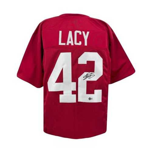 Eddie Lacy Autographed Alabama Crimson Tide Maroon Jersey - BAS