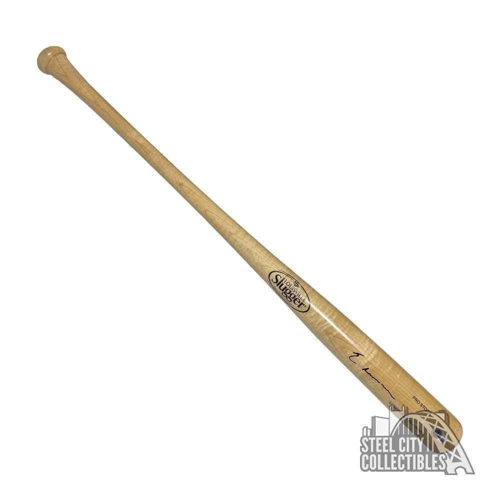 Elly De La Cruz Autographed Blonde Louisville Slugger Baseball Bat - BAS