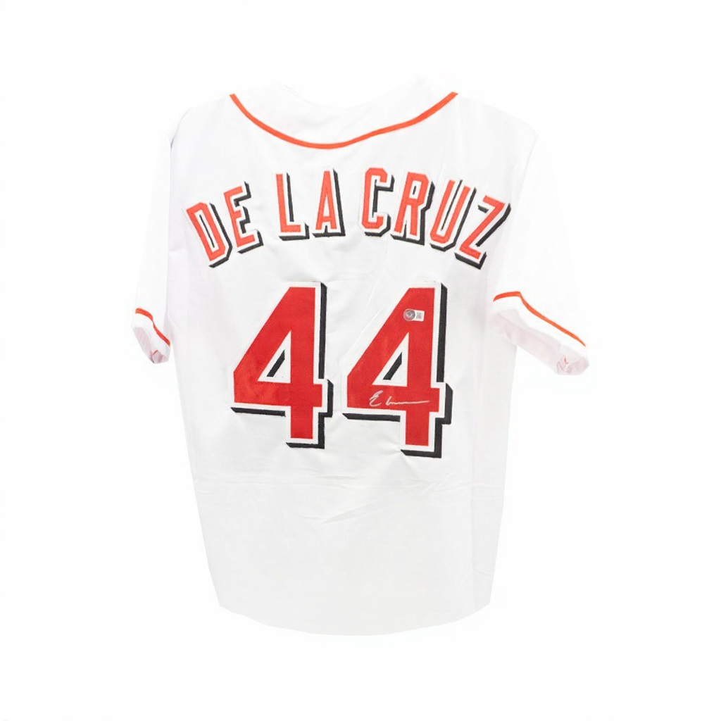 Elly De La Cruz Autographed Jersey - BAS Certified Autograph