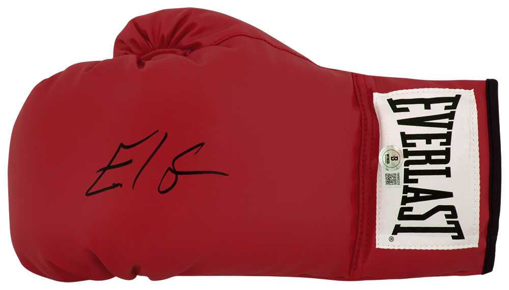Errol Spence Jr Signed Everlast Red Boxing Glove - Beckett