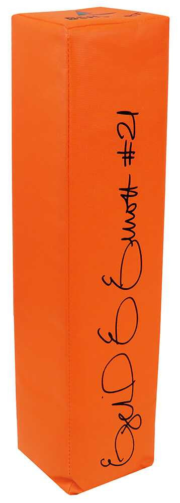 Ezekiel Elliott Signed BSN Orange Endzone Football Pylon