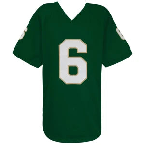 Notre Dame Fighting Irish Jordan Faison Signed Green Jersey - Schwartz Authenticated