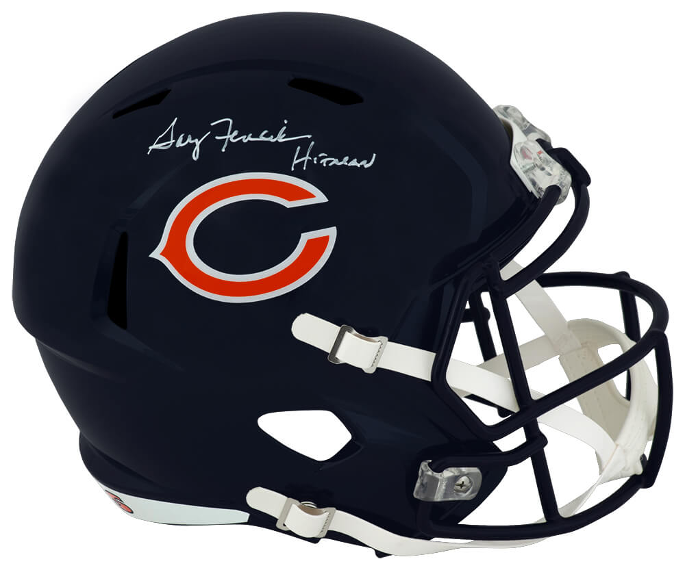 Gary Fencik Signed Chicago Bears Riddell Full Size Speed Replica Helmet w/Hitman