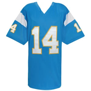 Dan Fouts Autographed Chargers Powder Blue Throwback Jersey - Schwartz Authenticated