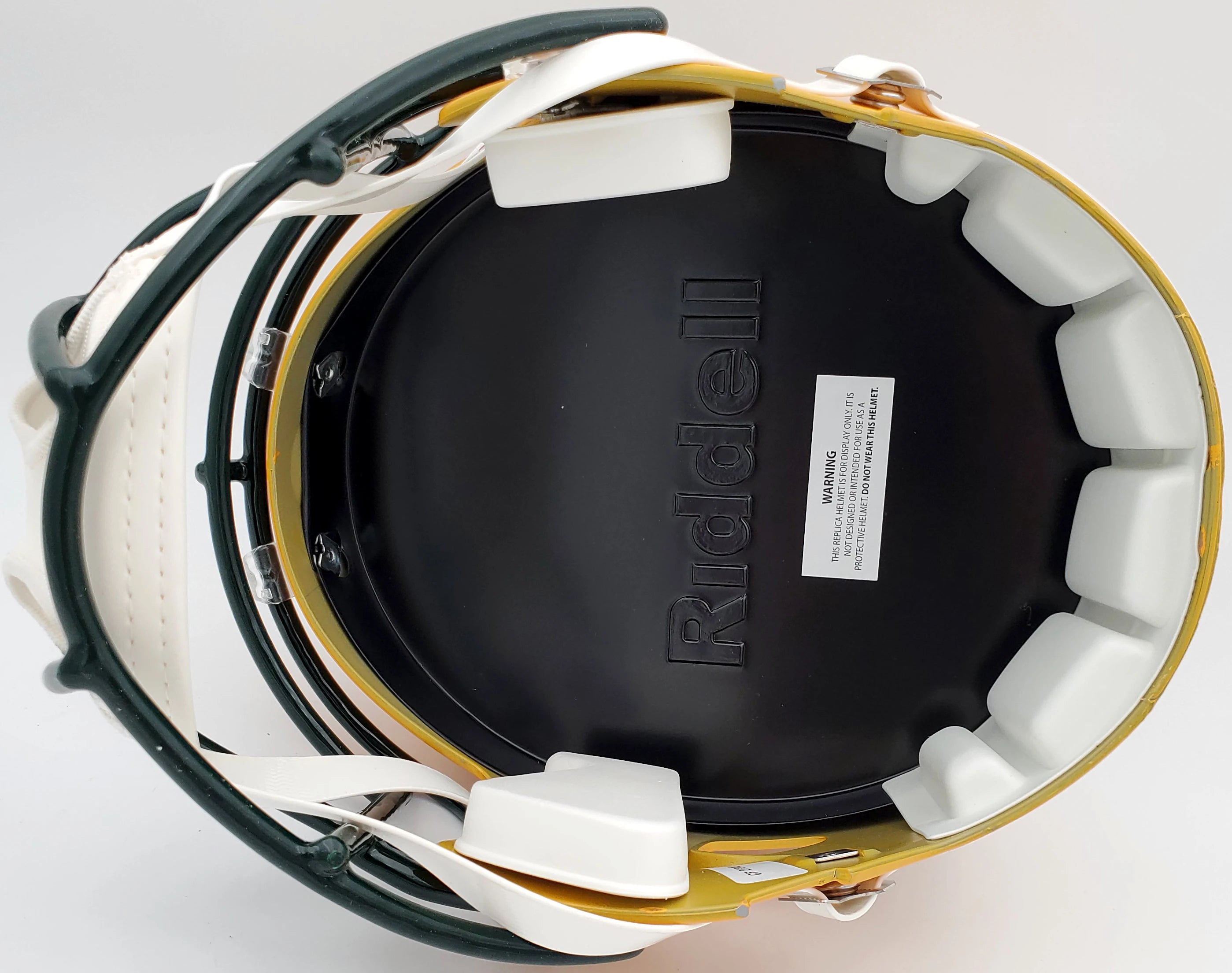 North Dakota State Bison Trey Lance Autographed Yellow Speed Replica Helmet - BAS COA