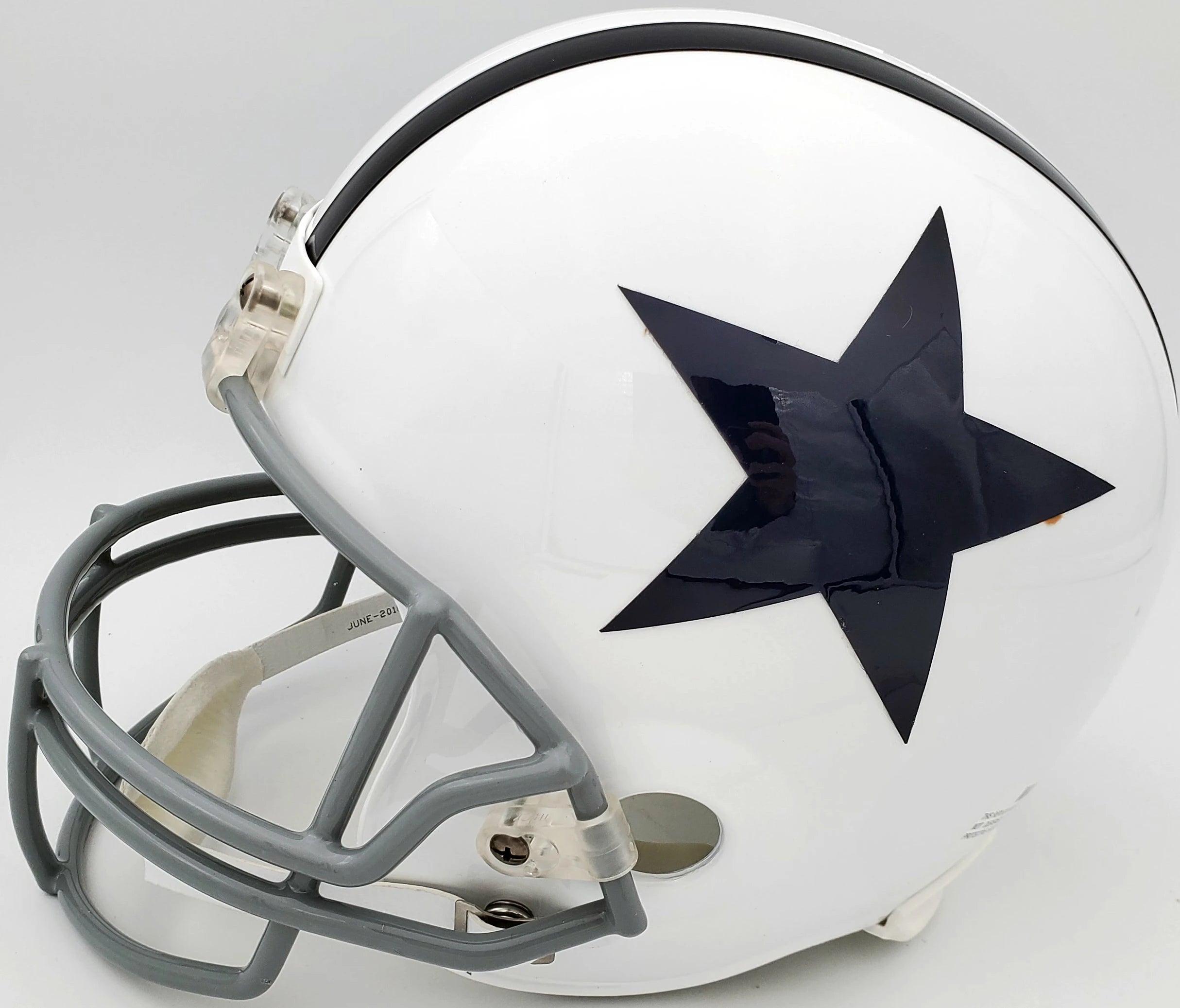 Ezekiel Elliott Autographed Dallas Cowboys Riddell Thanksgiving Full Size Speed Replica Helmet - Beckett BAS Authenticated