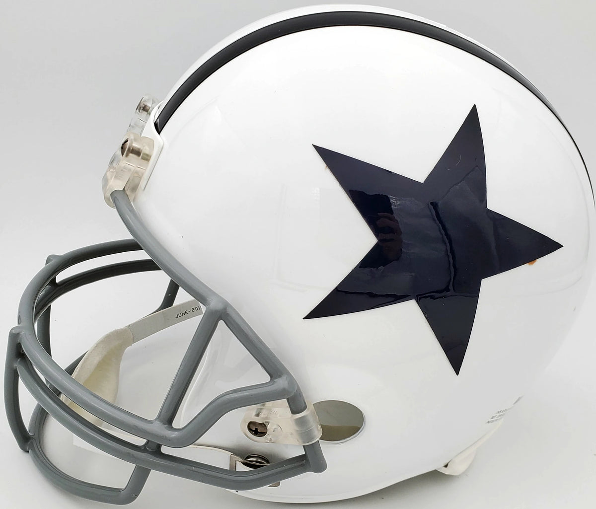 Ezekiel Elliott Autographed Dallas Cowboys Riddell Thanksgiving Full Size Speed Replica Helmet - Beckett BAS Authenticated