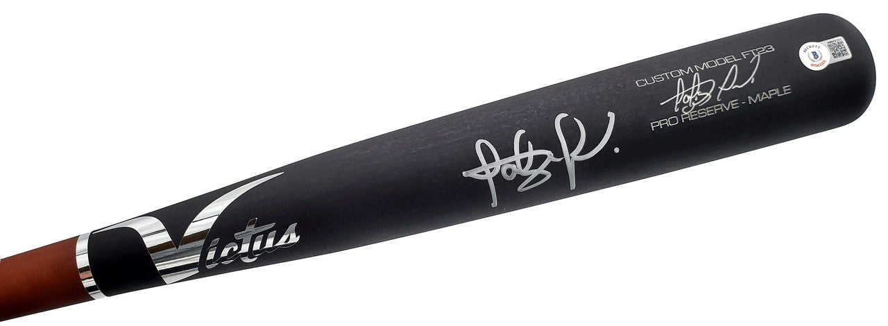 Fernando Tatis Jr. Autographed Black Victus Game Model Bat San Diego Padres Beckett BAS QR