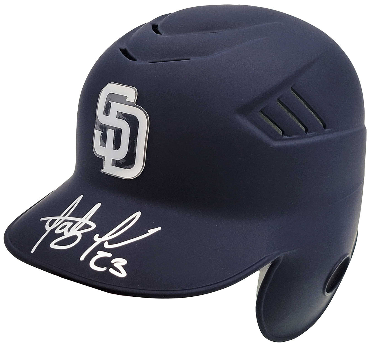 Fernando Tatis Jr. Autographed Padres Matte Blue Velo Batting Helmet – JSA COA