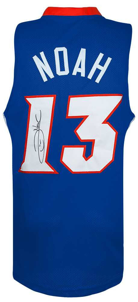 Florida Gators Joakim Noah Signed Blue Jersey - Schwartz Authenticated