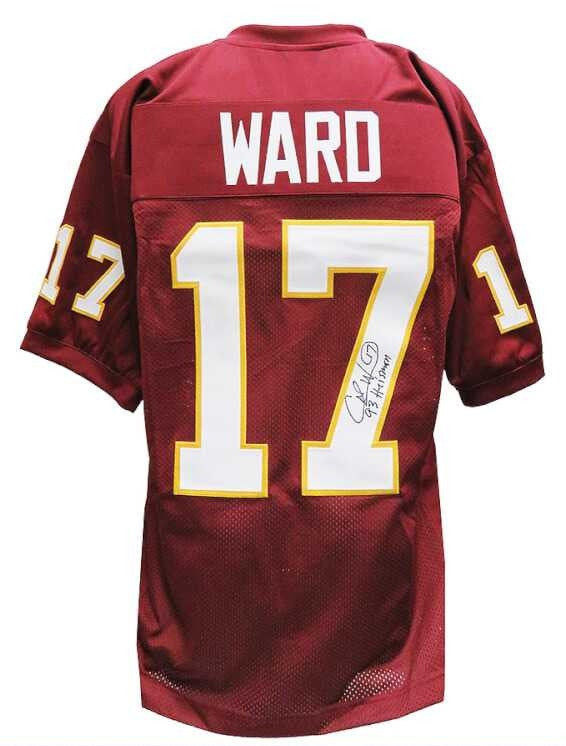 Charlie Ward Signed Florida State Seminoles Custom Football Jersey with "’93 Heisman" Inscription - Schwartz Sports Authenticated