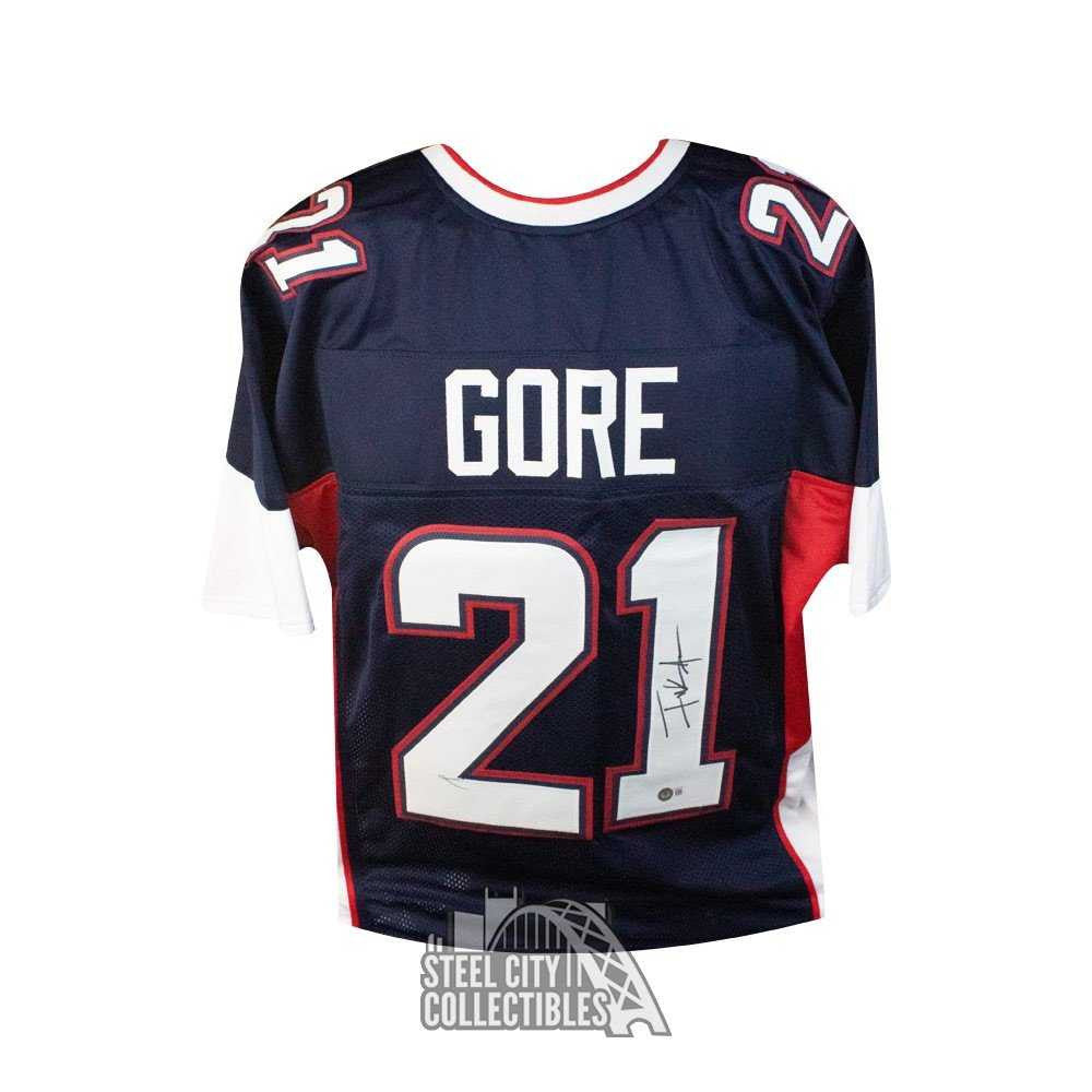 Frank Gore Autographed Pro Bowl Custom Football Jersey - BAS