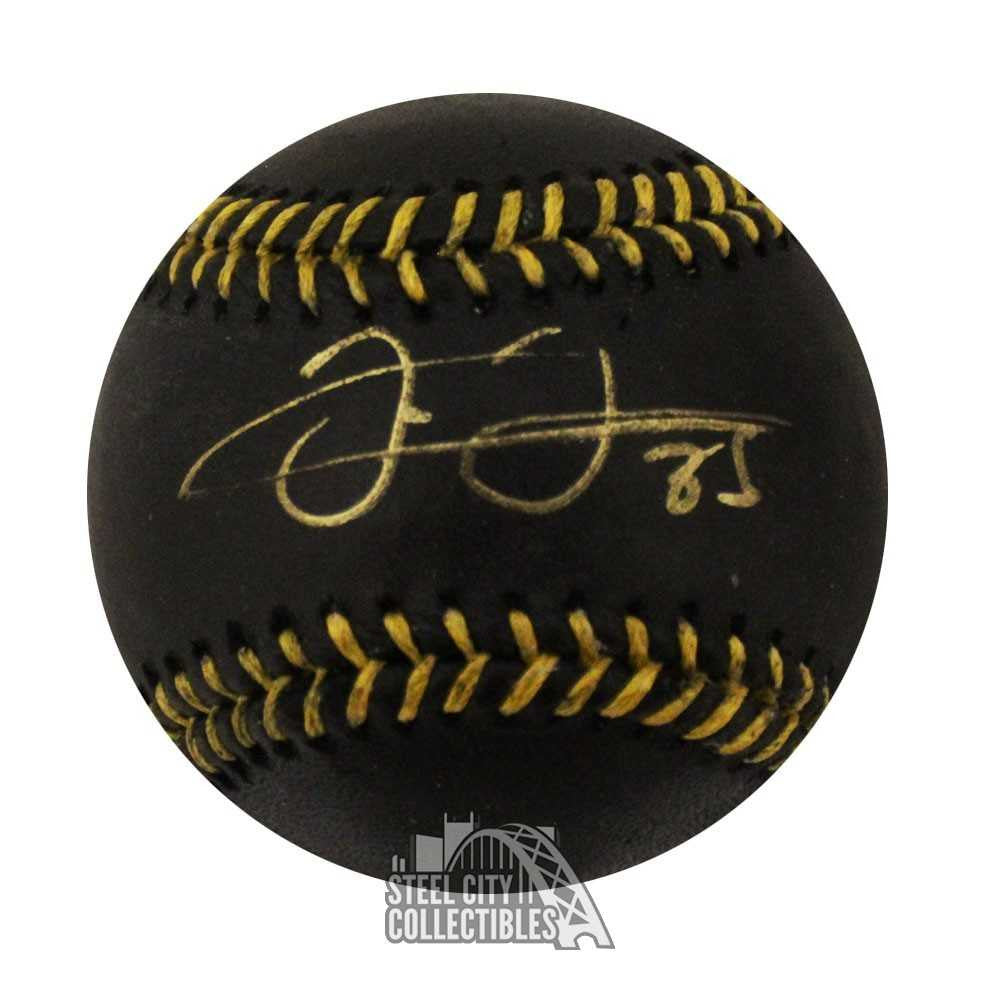 Frank Thomas Autographed Official Black MLB Baseball - BAS