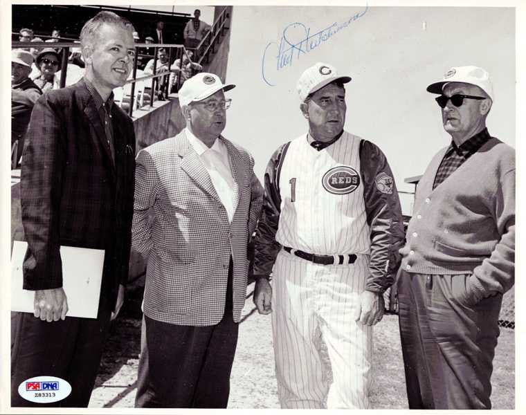 Fred Hutchinson Autographed 8x10 Photo Cincinnati Reds PSA/DNA #Z83313