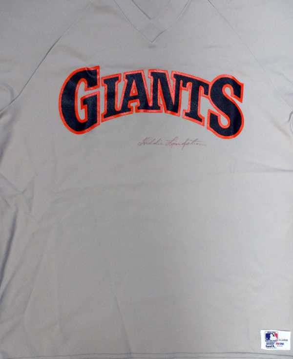 Freddie Lindstrom Autographed New York Giants Jersey PSA/DNA #X04496