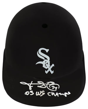 Freddy Garcia Signed Chicago White Sox Souvenir Replica Batting Helmet w/05 WS Champs