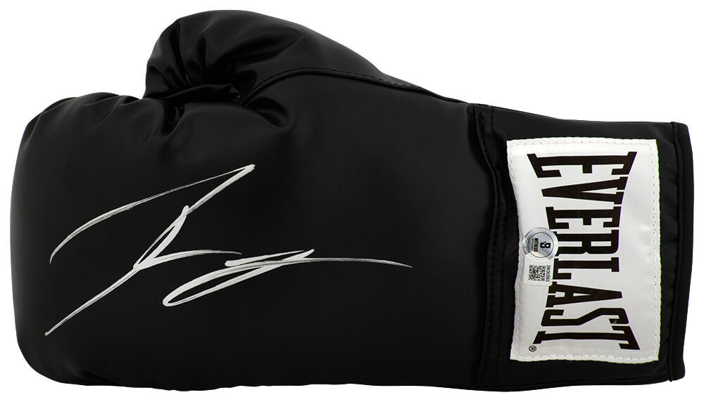 Ryan Garcia Signed Everlast Black Boxing Glove - Beckett