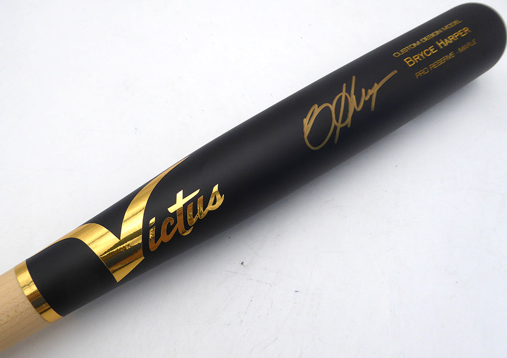 Bryce Harper Autographed Victus Game Model Bat Philadelphia Phillies MLB Authenticated
